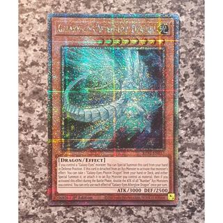 [ Dưa Hấu Yugioh ] Lá bài thẻ Galaxy Eyes Afterglow Dragon - 25th Secret Rare - Tặng bọc bài nhựa bảo quản
