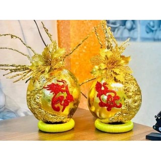 (2 cái) Cặp đế chưng dưa hấu, dừa, bưởi trang trí Tết