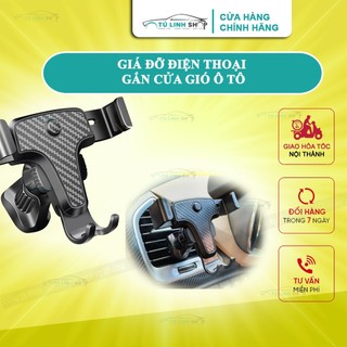 Giá đỡ điện thoại công cơ học cảm ứng trọng lực gắn cửa gió điều hoà ô tô