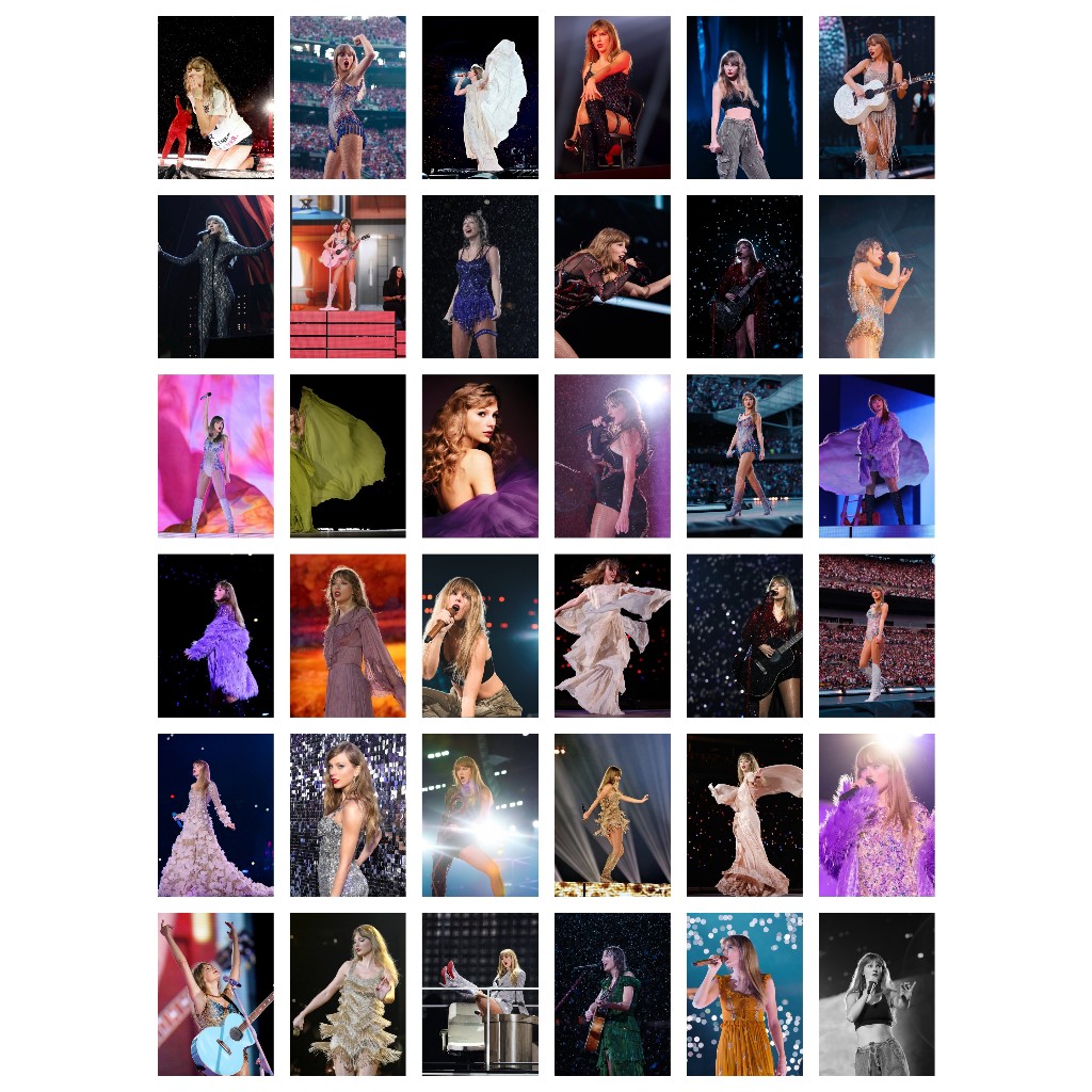 Lomo card 72 ảnh Taylor Swift - The Eras Tour 2023