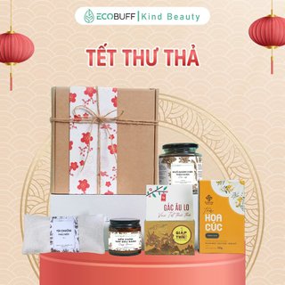 Quà tặng ba mẹ, tặng ông bà Ecobuff Giftset - Set quà Ung Dung, Bình An, Thư Thái tặng sinh nhật
