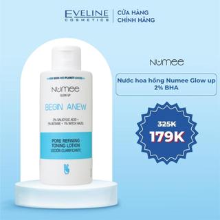Nước hoa hồng Numee Glow Up sạch sâu, thu nhỏ lỗ chân lông 150ML