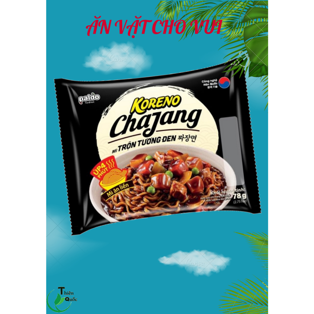 Mì Trộn Tương Đen Koreno 78g