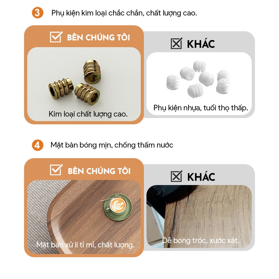 Bàn Gỗ 2 Tầng Decor Phòng Khách Vintage Gỗ Thật Bo góc Sang Chảnh