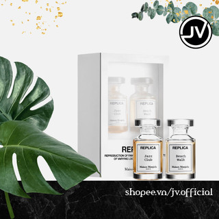 🔮 Nước hoa mini Replica/Maison Margiela Beach lWalk, JazzClub, SundayMorning, Fireplay, BubbleBath 7ML