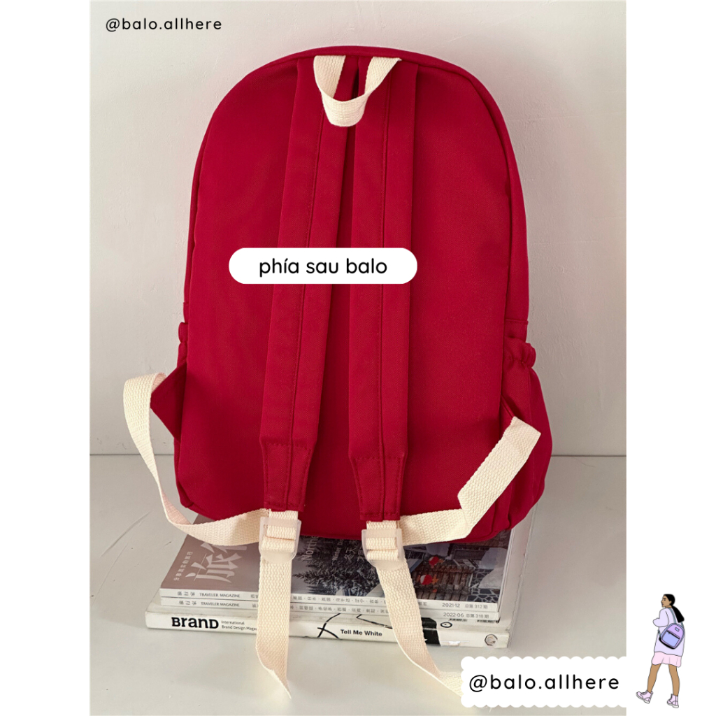 Balo Nữ Đi Học Dễ Thương Đơn Giản
