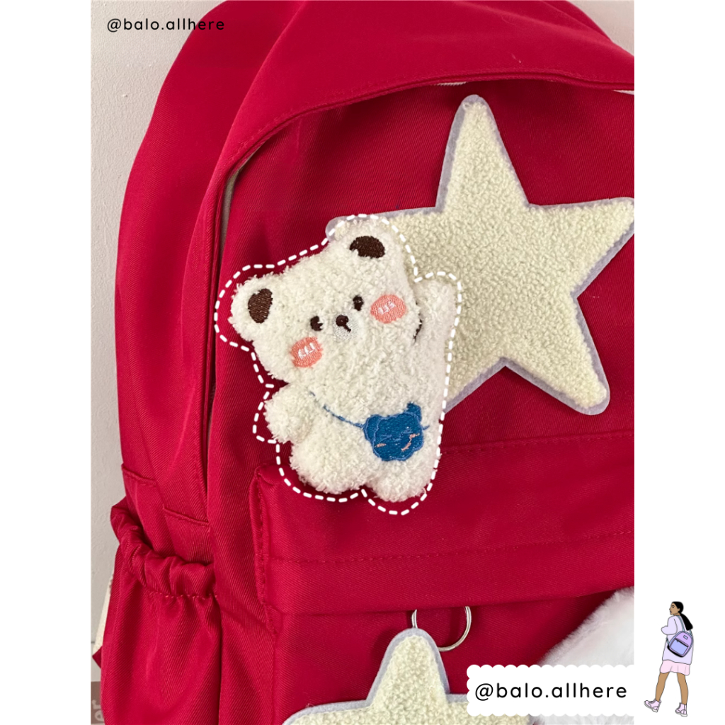 Balo Nữ Đi Học Dễ Thương Đơn Giản
