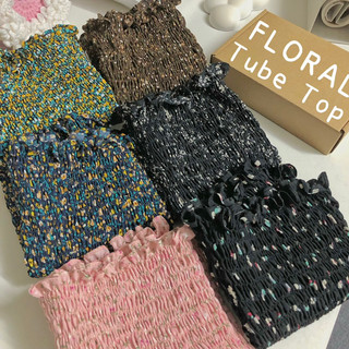 Áo ống hoa nhí | tube top - mome.vn