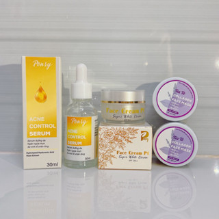 COMBO FACE CREAM & SERUM HA PONRY DƯỠNG TRẮNG DA MẶT