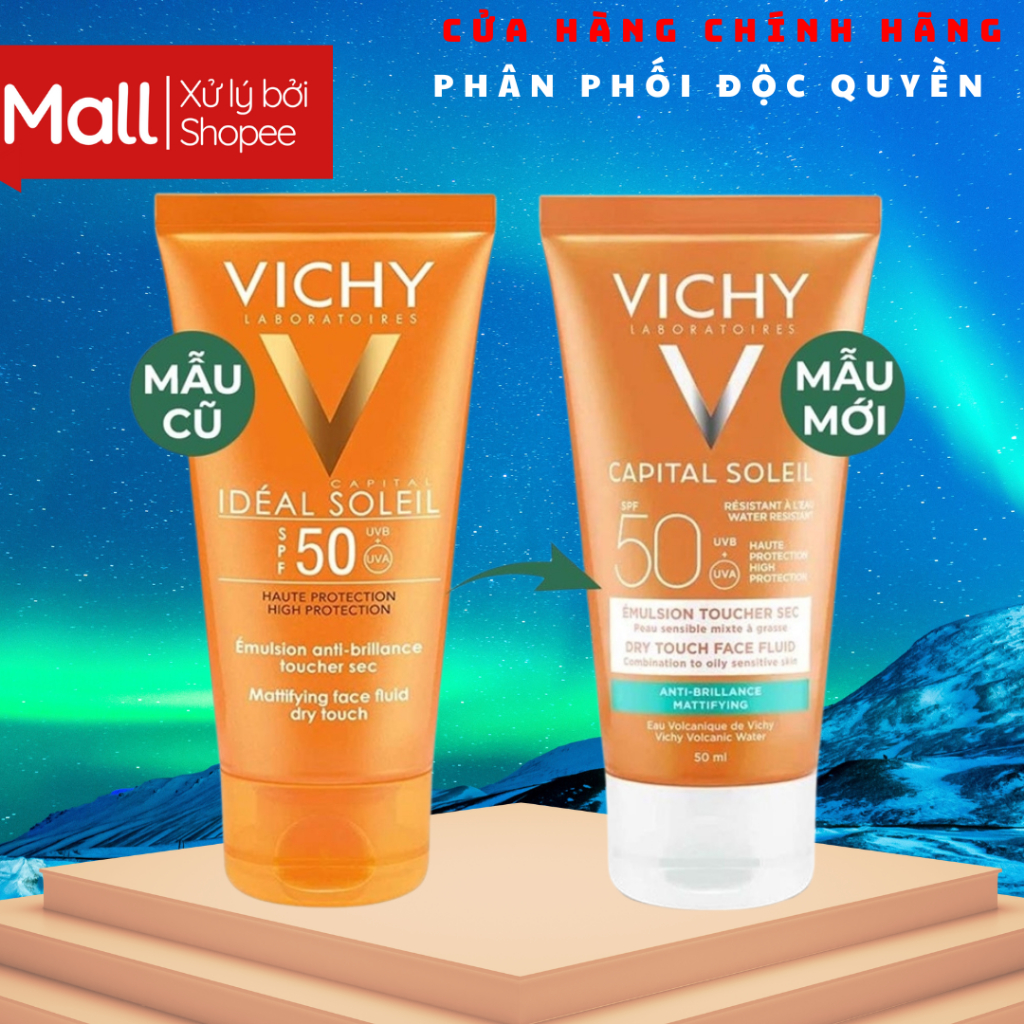 Kem chống nắng Vichy Capital Soleil SPF50 dành cho da dầu 50ml Aurora5