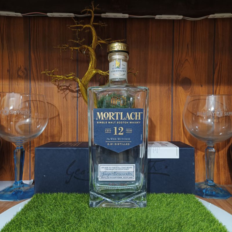 Vỏ chai rượu ngoại Mortlach 12 năm ,16 năm