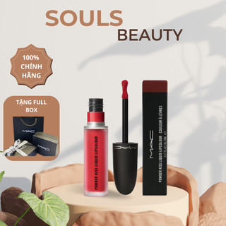 Son mac powder kiss liquid lipcolour son kem chính hãng souls_store