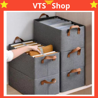 Hộp Vải đựng đồ Gấp gọn - Hộp Vải đựng quần áo Tiện Lợi