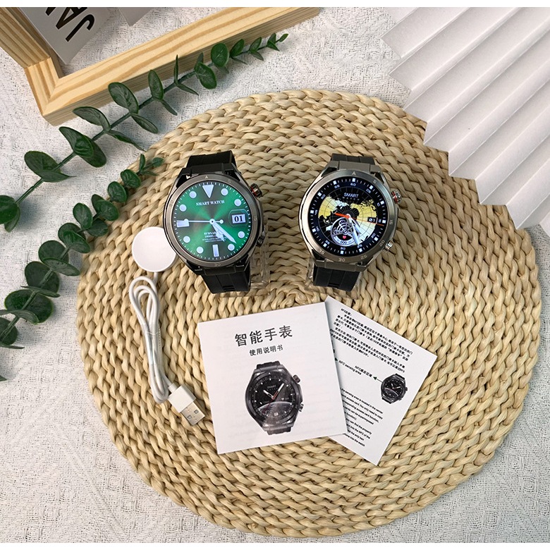 Đồng hồ thông minh Mặt tròn JUNIOR09 WATCH G9 PRO, Smart Watch Nghe gọi Chơi Game Nhận thông báo Đo sức khỏe cho Nam