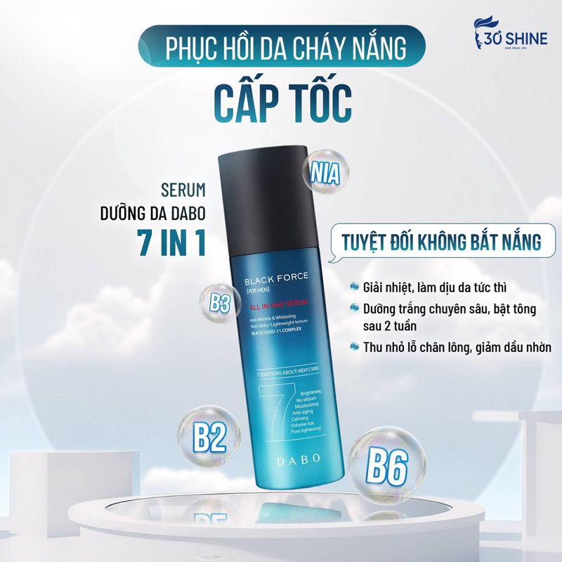 Serum Dưỡng Da Dabo 7in1 Black Force