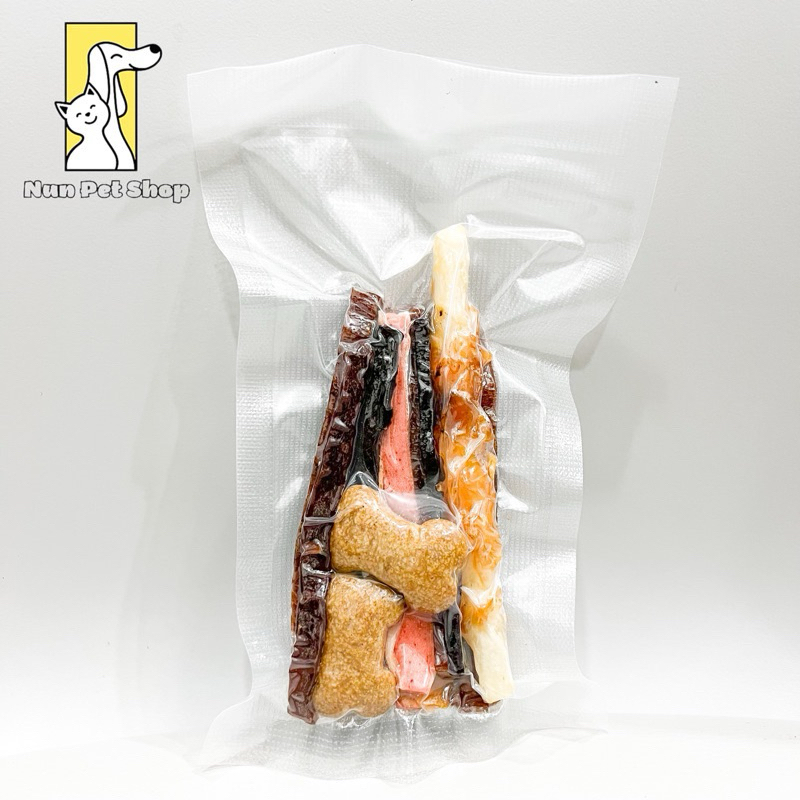 Bánh thưởng mix đủ vị 100gr cho thú cưng 🥯🍞
