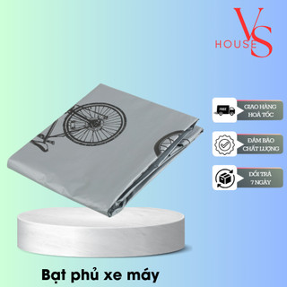 Bạt phủ xe máy, bạt trùm xe máy cao cấp áo trùm xe honda che mưa chống nắng đa năng cực hot