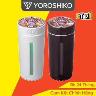 Máy xông tinh dầu ô tô cao cấp có đèn led chạy hàng chính hãng Yoroshiko new