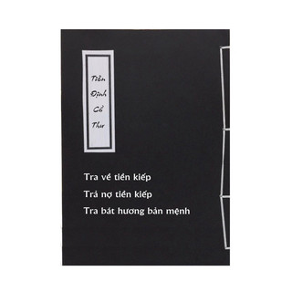 Sách - Tiền định cổ thư