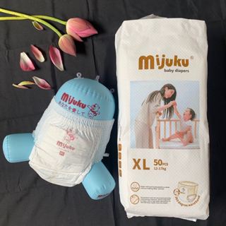 Combo 50 Bỉm Quần Mijuku Xuất Nhật size M L XL XXL XXXL 2023