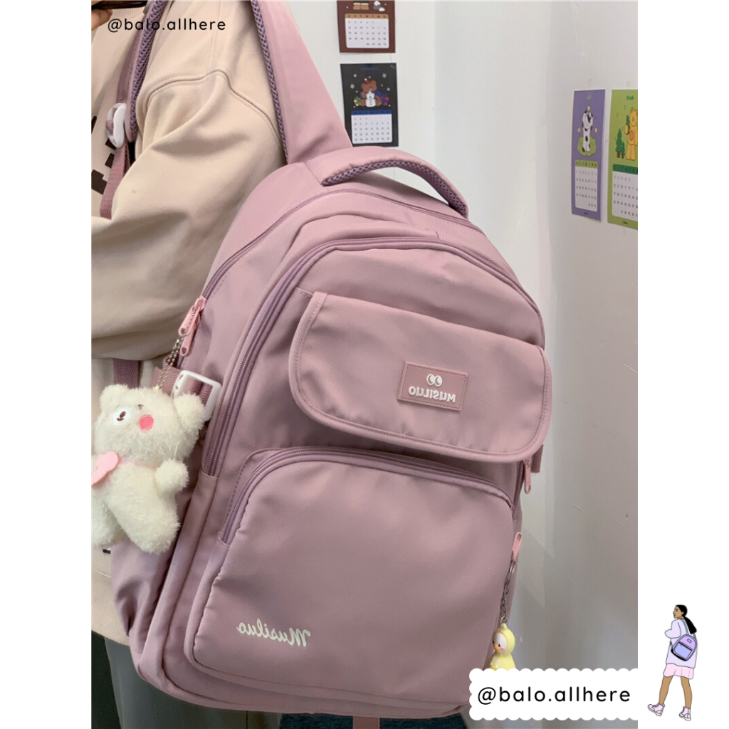 Cặp sách balo đi học nữ thời trang không thấm nước