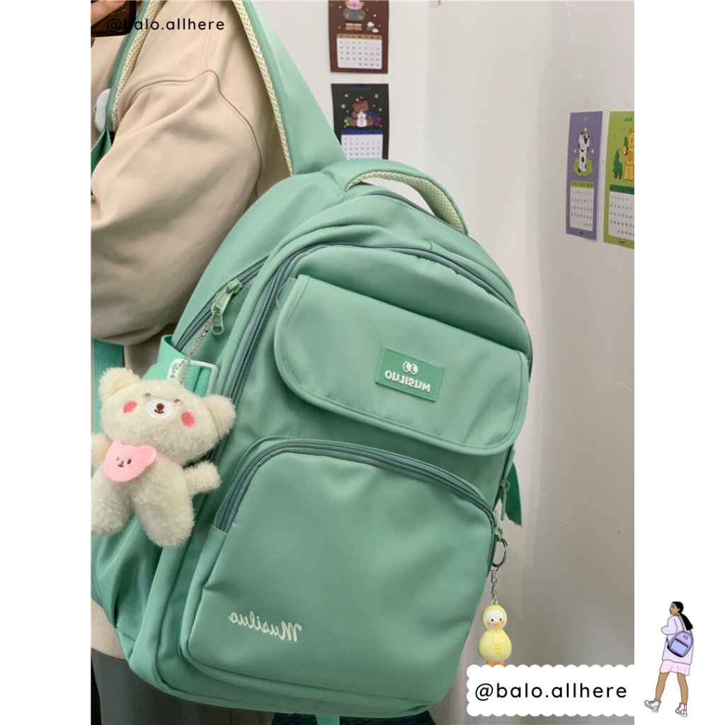 Cặp sách balo đi học nữ thời trang không thấm nước