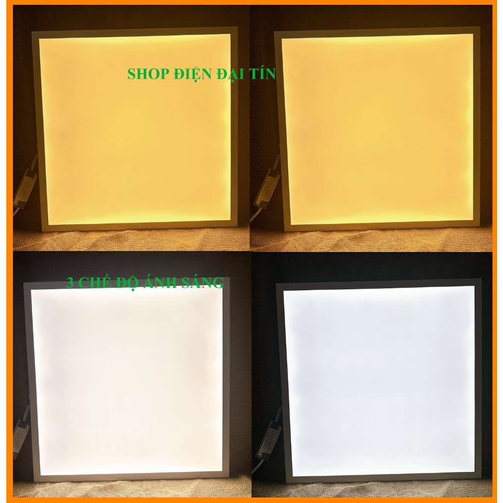 Đèn Led Panel Tấm Âm Trần 600 x 600 75W 600x600 3 CHẾ ĐỘ ÁNH SÁNG lắp nhà xưởng văn phòng(CHỈ SHIP HỎA TỐC TẠI SÀI GÒN)