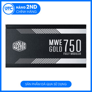 Nguồn cooler master mwe 750 gold 80 plus/ chính hãng đã qua sử dụng