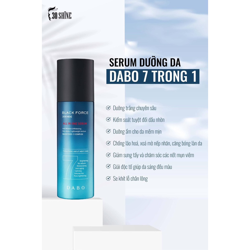 Serum Dưỡng Da Dabo 7in1 Black Force