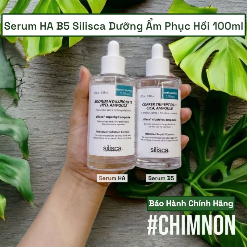 [CHÍNH HÃNG] Serum HA B5 Silisca Cấp Ẩm Căng Bóng 100ml
