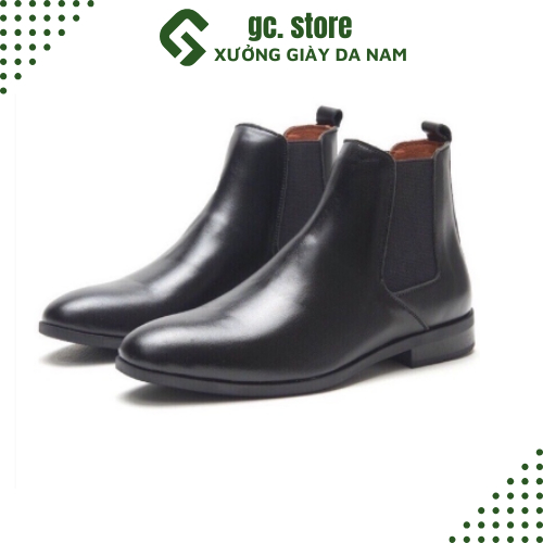 Giày chelseaboot nam, Giày nam công sở mẫu mới cực Hot
