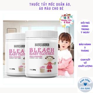 Thuốc tẩy mốc quần áo, tẩy mốc quần áo màu cho bé, lọ tẩy mốc tẩy trắng quần áo cho bé không mùi an toàn hiệu quả