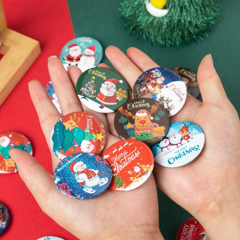 Huy hiệu, móc cài, ghim cài hình Noel