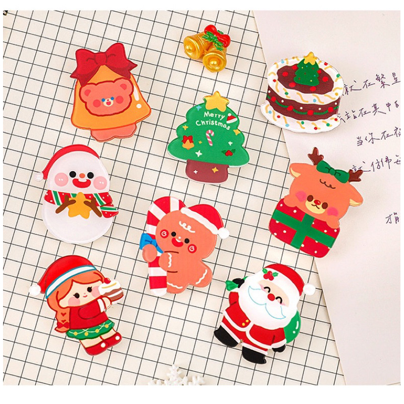 Huy hiệu, móc cài, ghim cài hình Noel