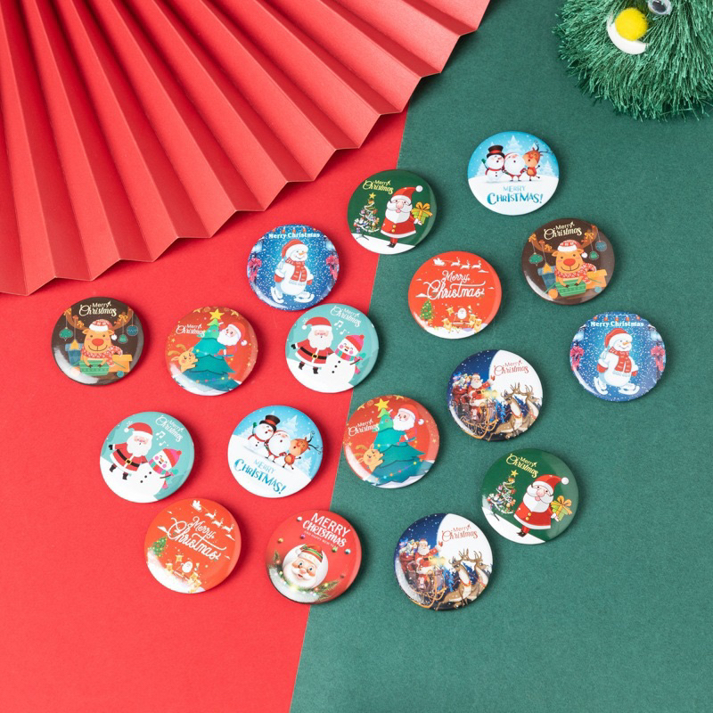 Huy hiệu, móc cài, ghim cài hình Noel