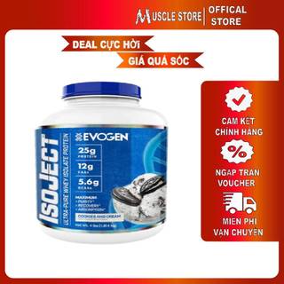 Evogen whey protein isoject - sữa tăng cơ 100% whey protein isolate, hỗ trợ tăng cơ