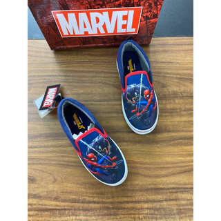 Giày lười slip on siêu nhân nhện trẻ em bé trai giày marvel dư xịn