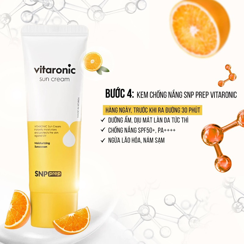 Kem Chống Nắng SNP Prep Vitaronic Sun Cream