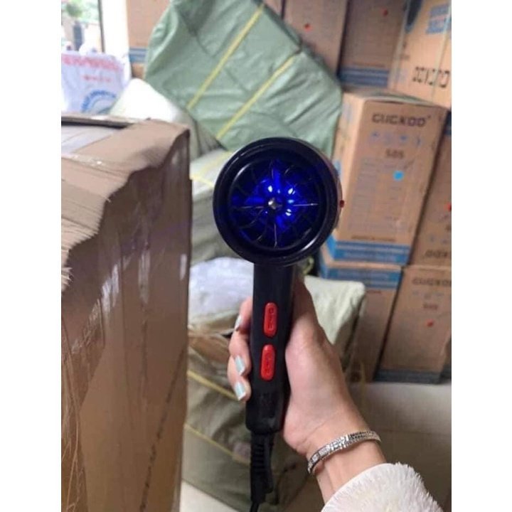 Máy Sấy Tóc 2 Chiều Nóng Lạnh Công Suất Lớn 700W. Có Ánh Sáng Xanh