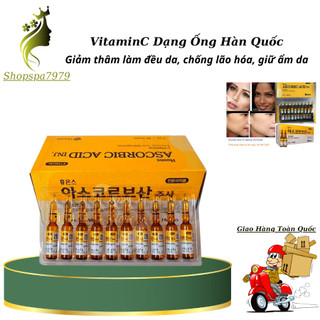 Tinh chất serum, vitaminc hàn quốc 1 vỉ 10 ống - 1 hộp 50 ống chính hãng 100%.
