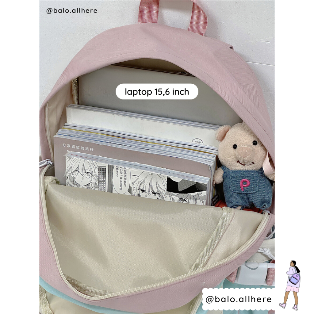 Balo Cặp Sách Đi Học Ulzzang