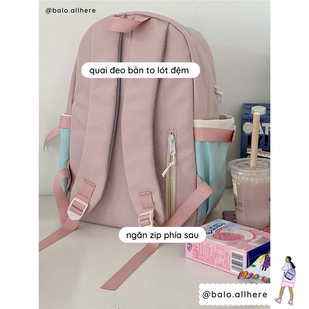 Balo Cặp Sách Đi Học Ulzzang