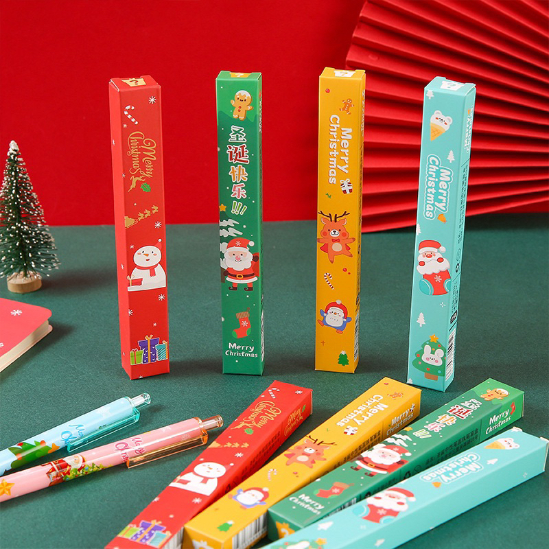 Bút bi bấm Noel có hộp