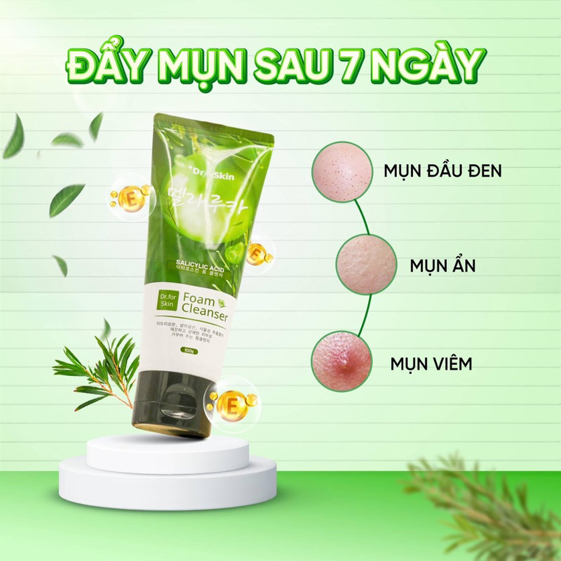 Sữa Rửa Mặt Tràm Trà Skin&Dr Tea tree 100g