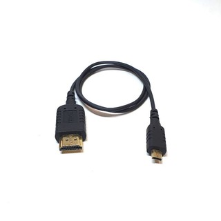 Dây micro HDMI ra HDMI 80cm siêu nhỏ, siêu mềm, siêu bền. Độ phân giải: 4K, 2K, Full HD...