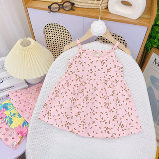 Váy cotton bé gái - chất cotton xuất mềm,mát