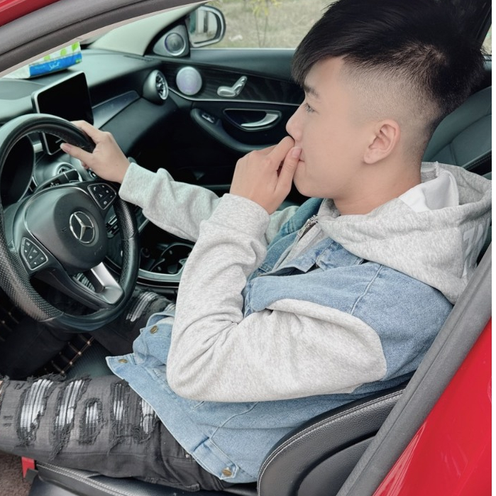 Áo Khoác Nam Phối Nỉ Kéo Khoá In Ở Mũ Màu Xanh Thời Trang Nam Kiểu Dáng Khoác Ngoài