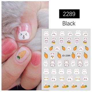 Sticker thỏ dán móng/ sticker dán móng hình thỏ