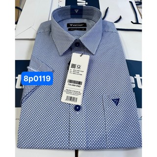 Áo sơ mi việt tiến ngắn tay giá 720k sale 360k Form regular fit