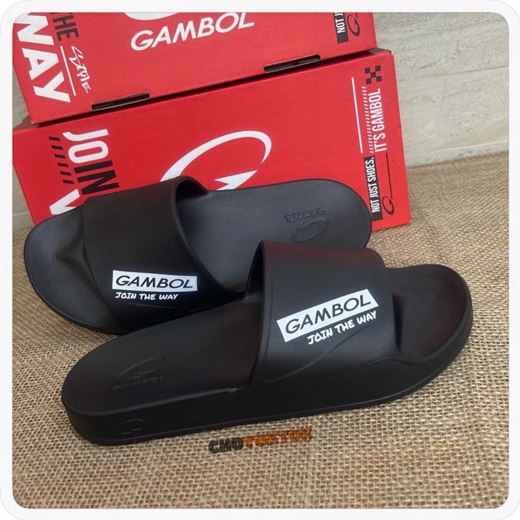 Dép nam dép Thái Lan quai đúc nam nữ Gambol 42184